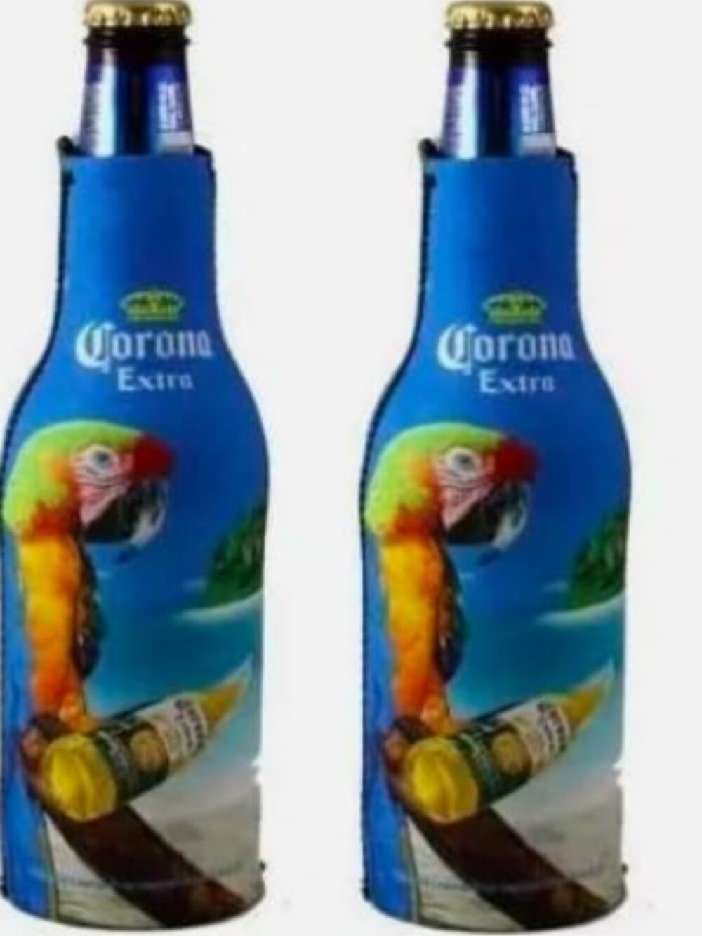 Corona Extra Bottle Koozie Sleeve Set of 2